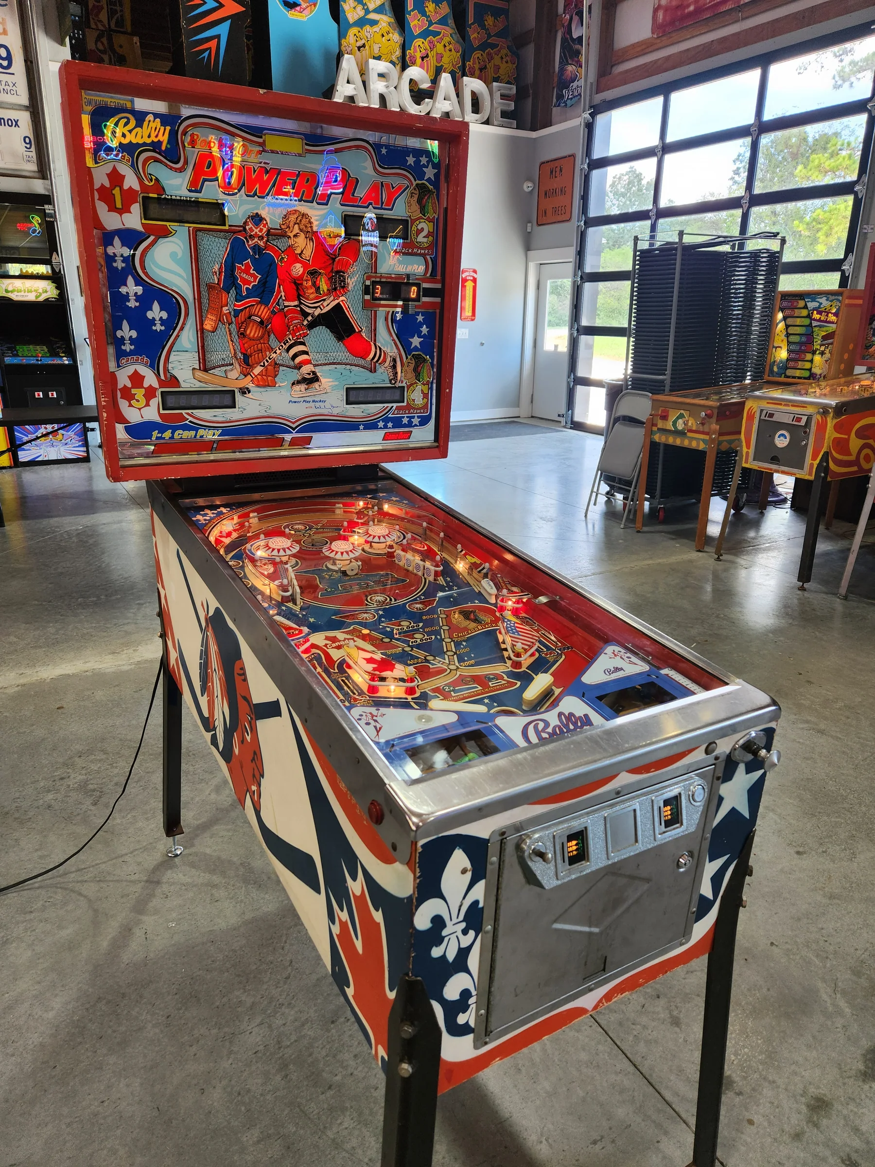 BOBBY ORR POWER PLAY-1978 Bally Pinball Machine