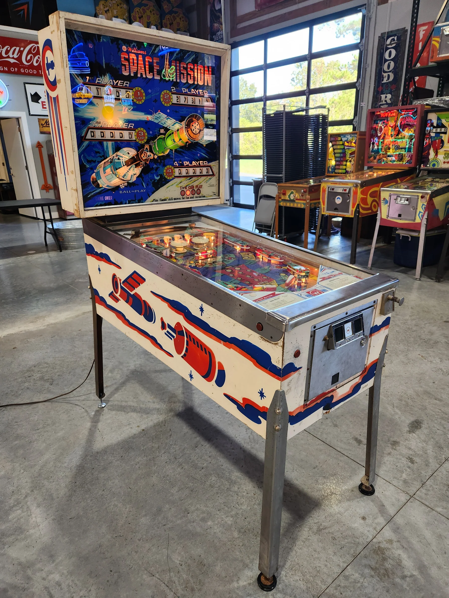 Space Mission Williams EM Pinball Machine