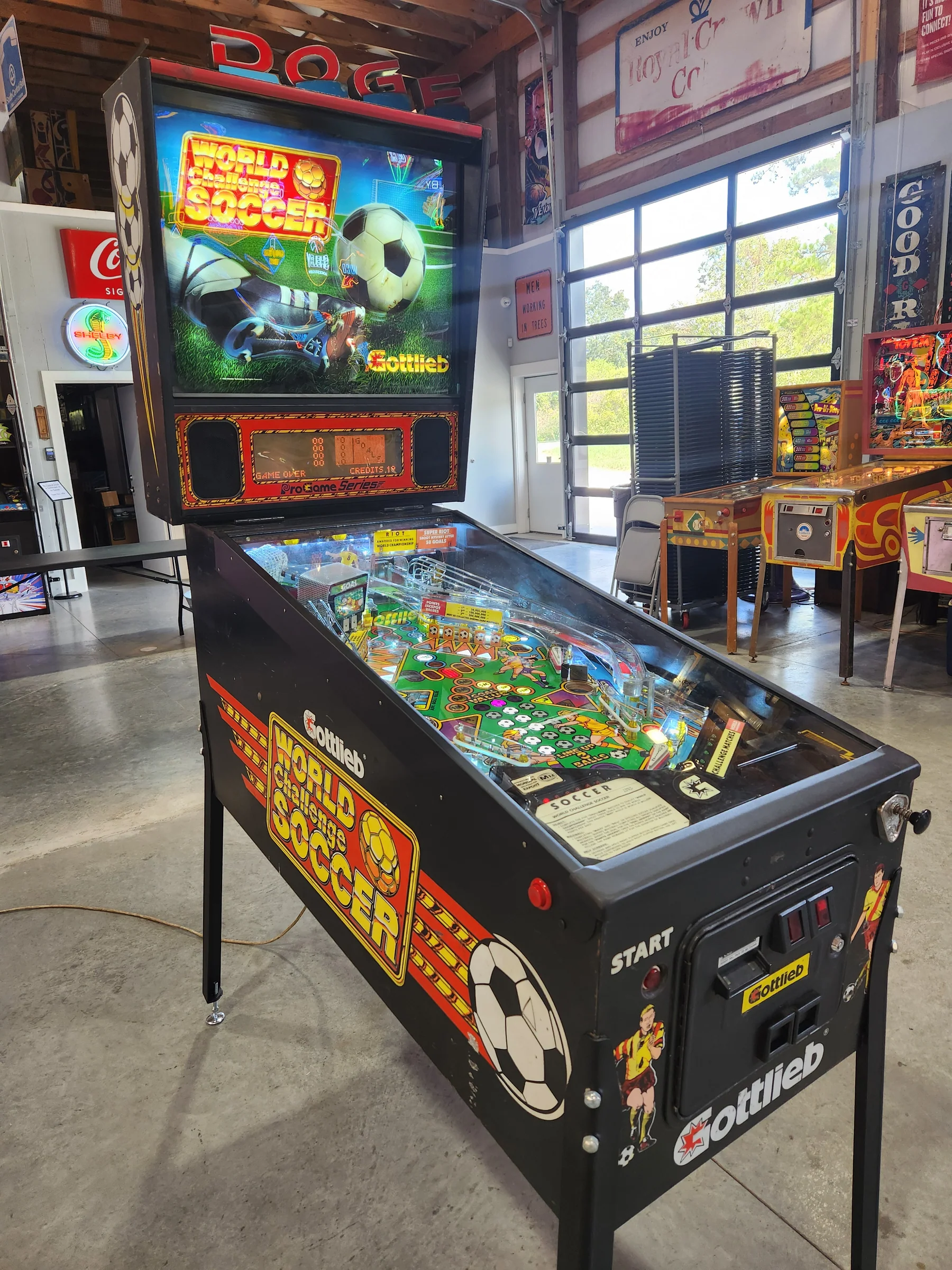 WORLD CHALLENGE SOCCER-1994 Gottlieb Pinball Machine